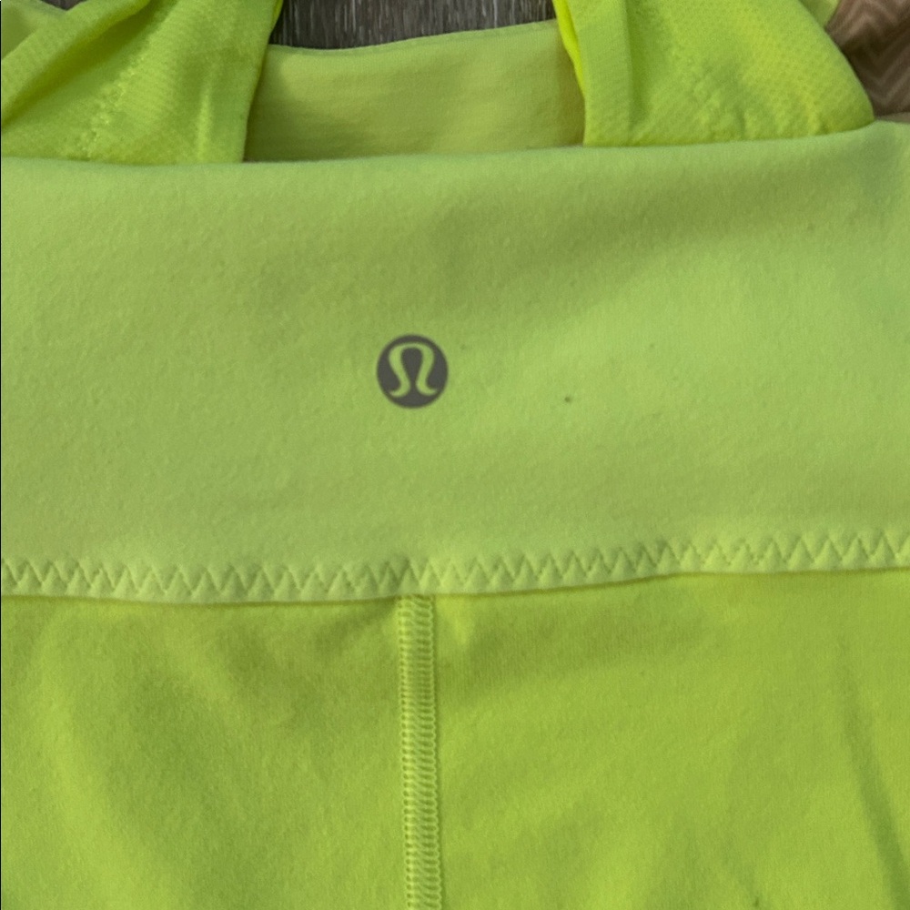 Lululemon Lime Green Halter Top - Picture 3 of 3